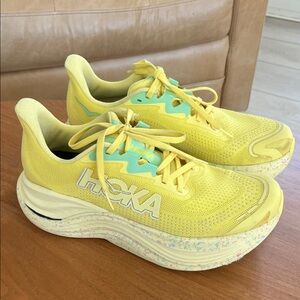 Hoka Skyward X Shoes - Lemonade Sunlight